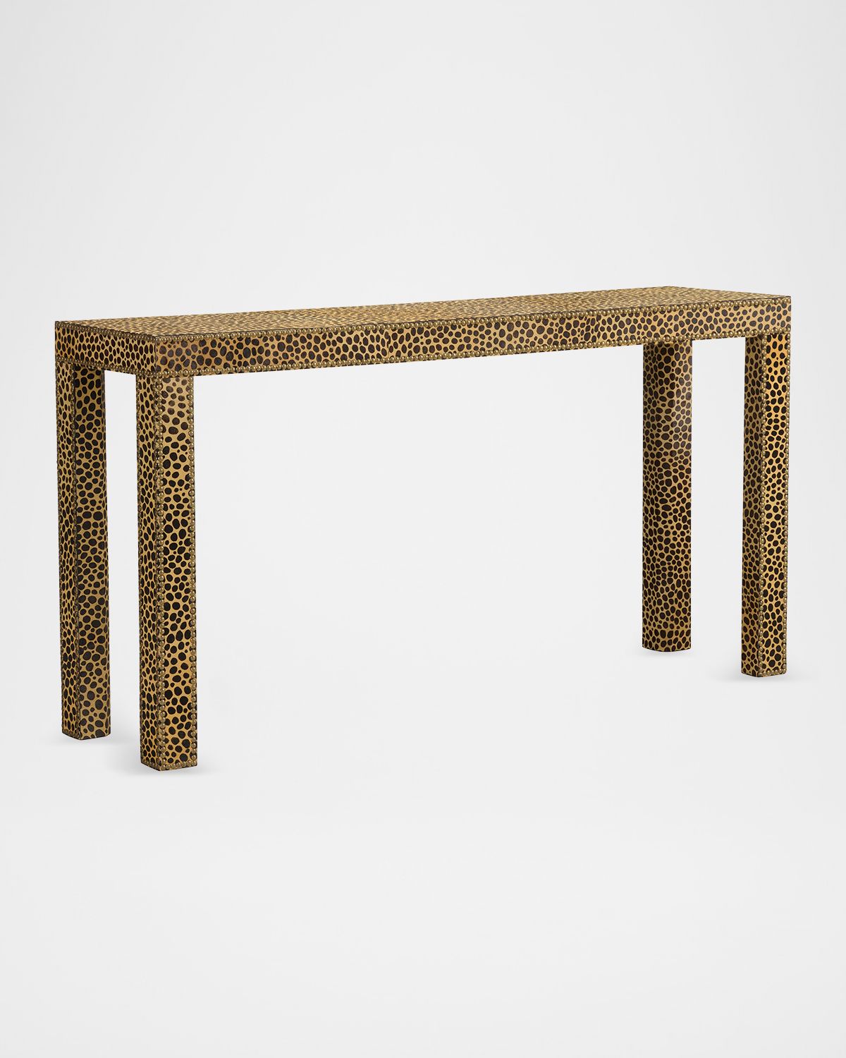 Chelsea House Leopard Printed Hair on Hide Console | Thumbnail 6
