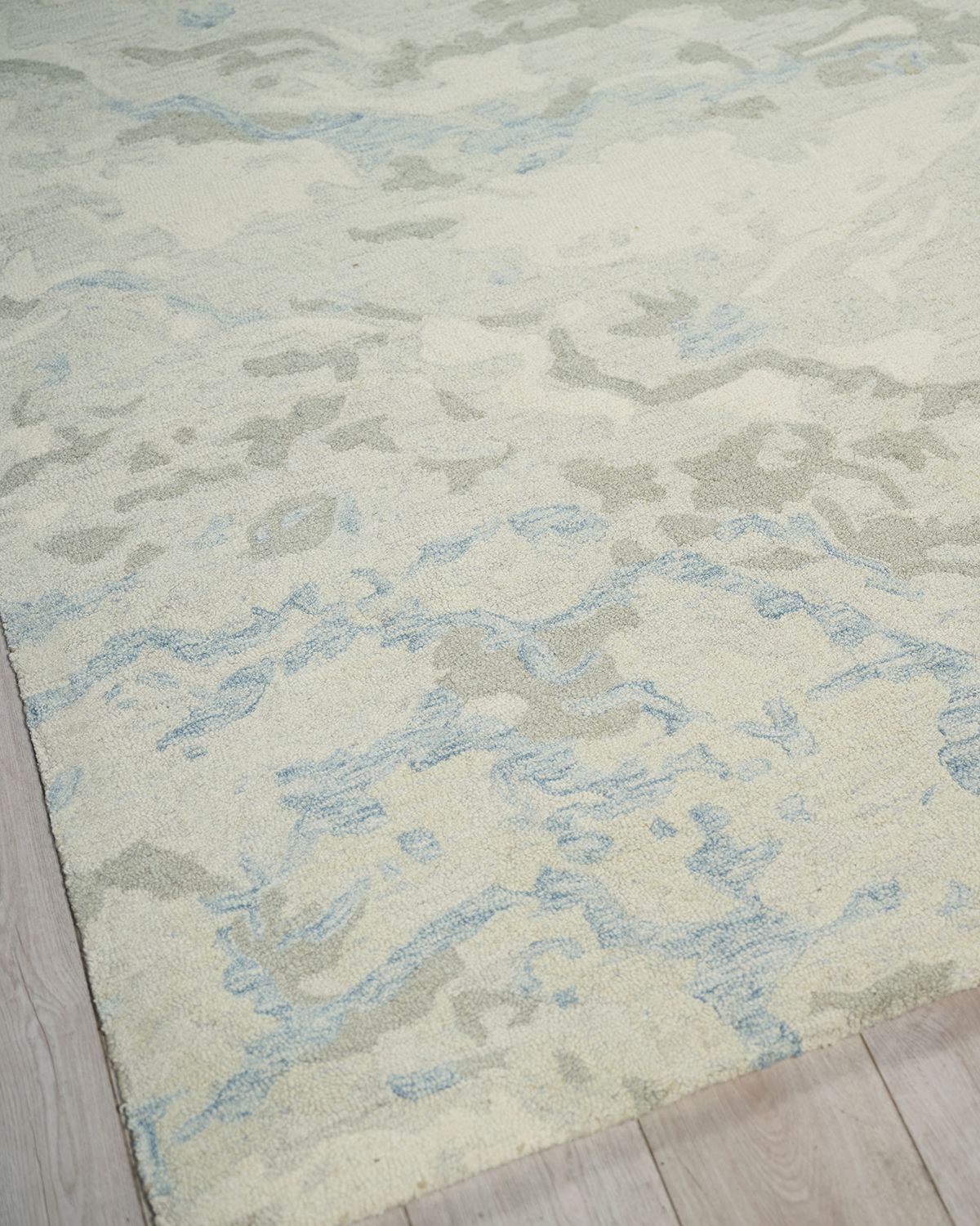 Exquisite Rugs Cortero Hand-Tufted Light Blue &  Rug | Thumbnail 6