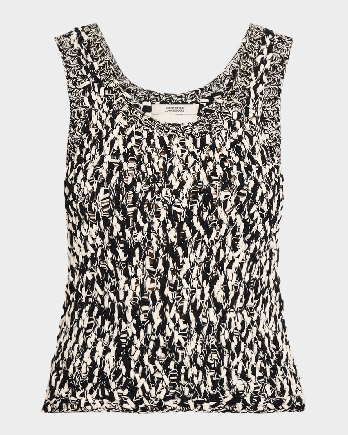 CHRISTOPHER JOHN ROGERS Marled Hand Knit Tank Top | Thumbnail 6