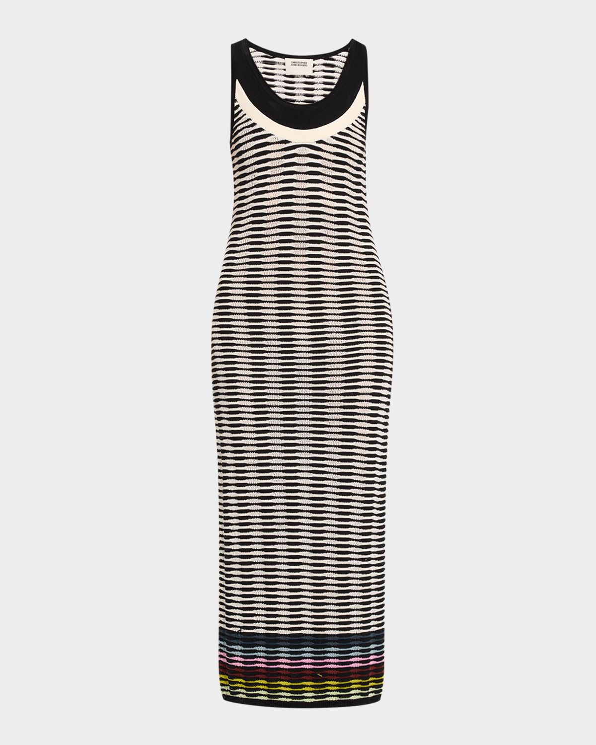 CHRISTOPHER JOHN ROGERS Wave Knit Tank Maxi Dress | Thumbnail 6 CHRISTOPHER JOHN ROGERS Wave Knit Tank Maxi Dress | Thumbnail 6