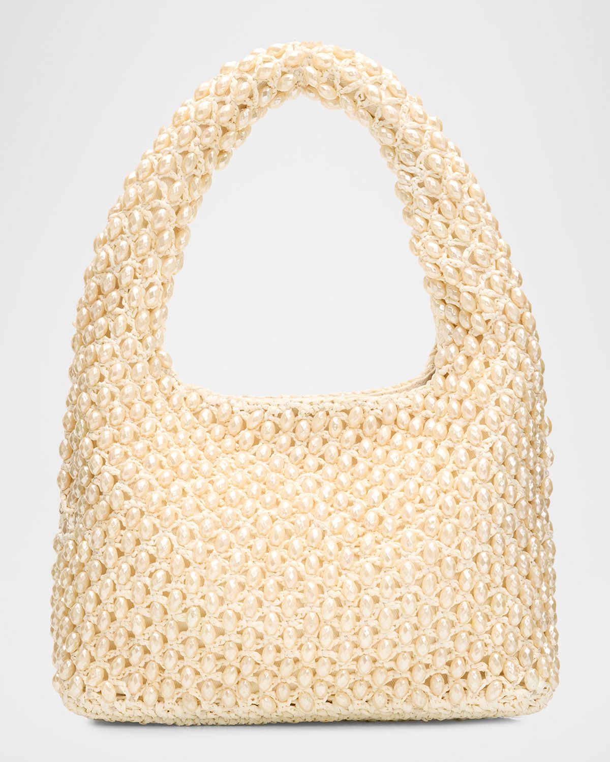 BTB Los Angeles Perola Beaded Raffia Top-Handle Bag