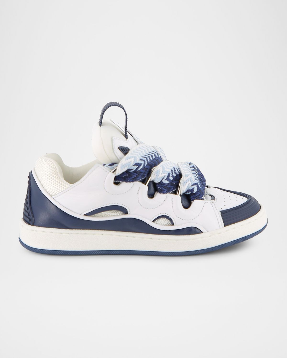 Lanvin Kid 's Curb Lace-Up Sneakers, Kids