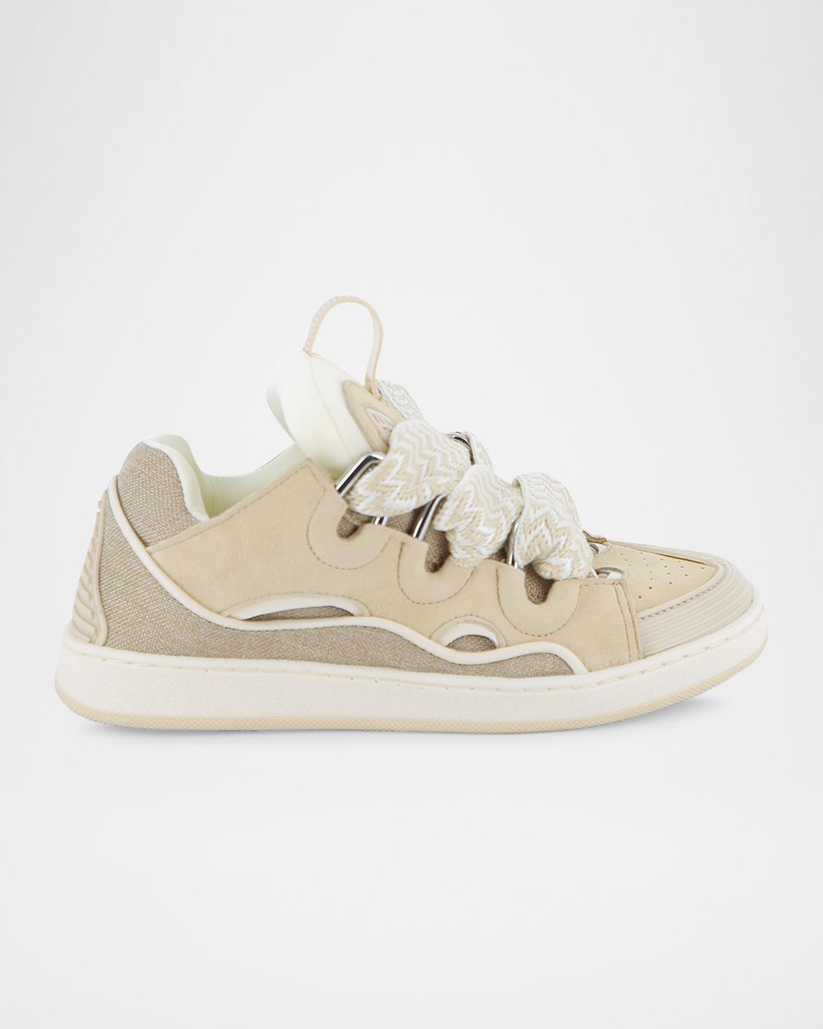Lanvin Kid 's Curb Lace-Up Sneakers, Kids