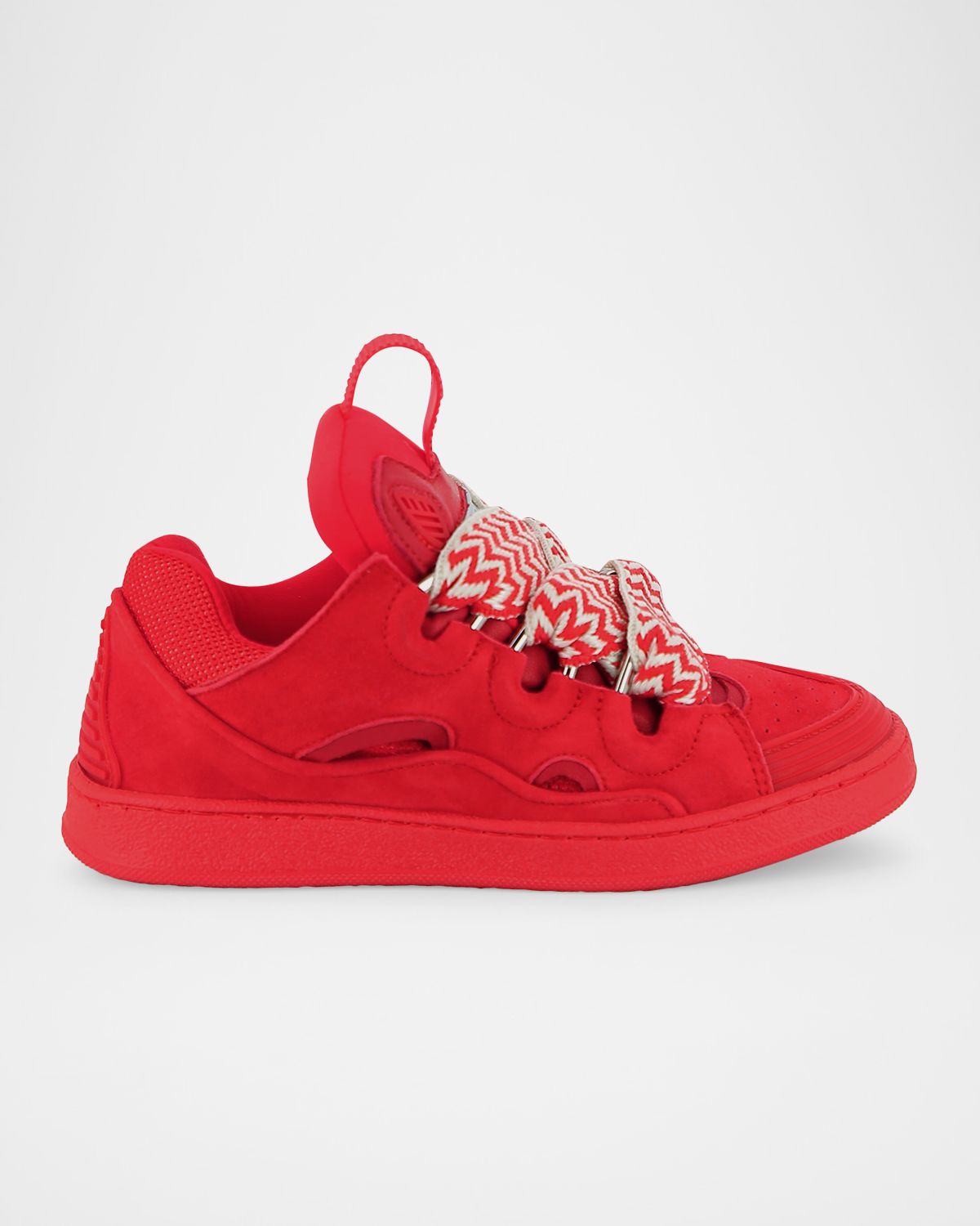 Lanvin Kid 's Curb Lace-Up Sneakers, Kids