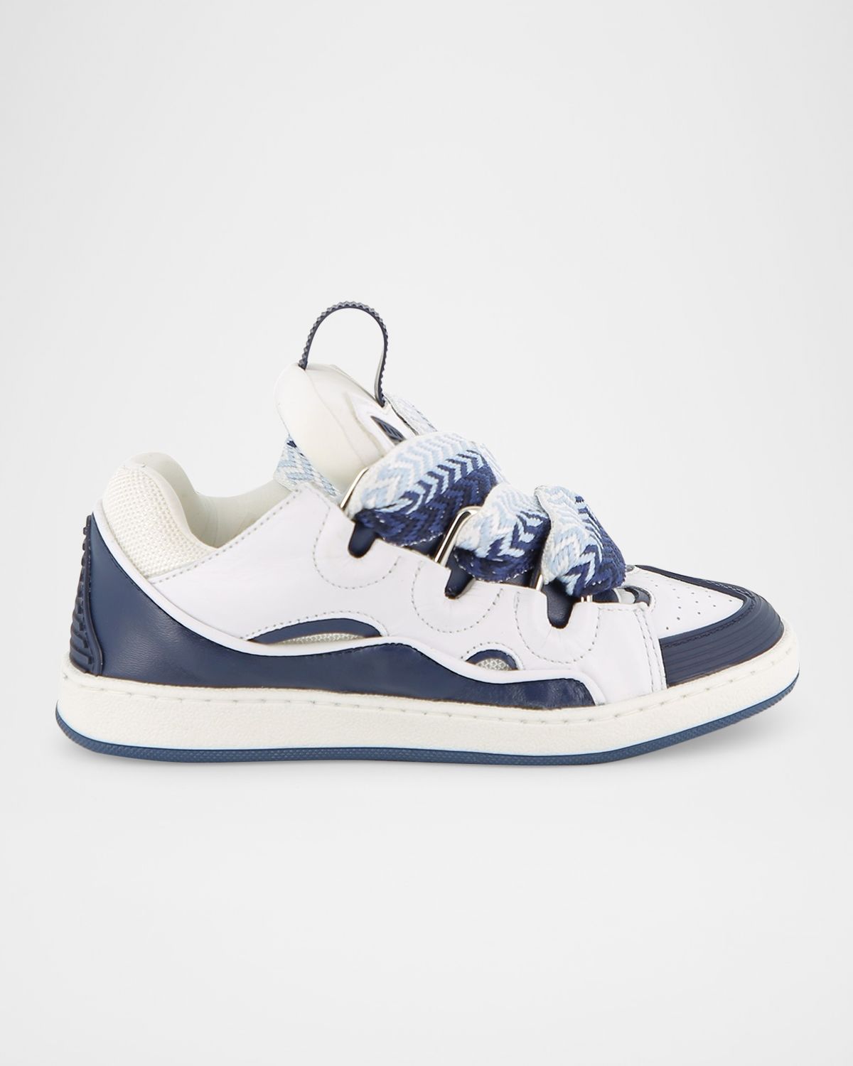 Lanvin Kid 's Curb Lace-Up Sneakers, Kids