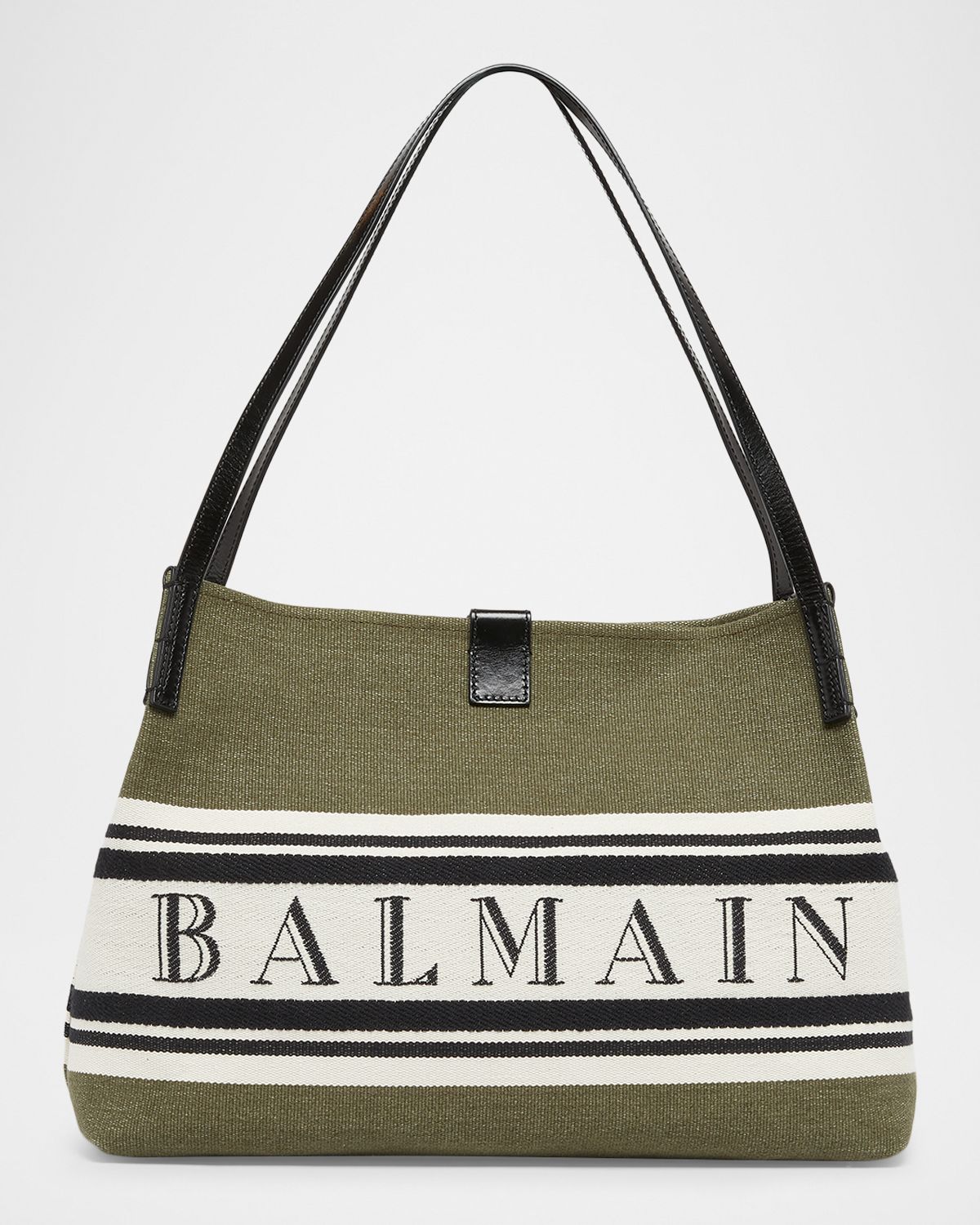 Balmain Release Logo Canvas Tote Bag