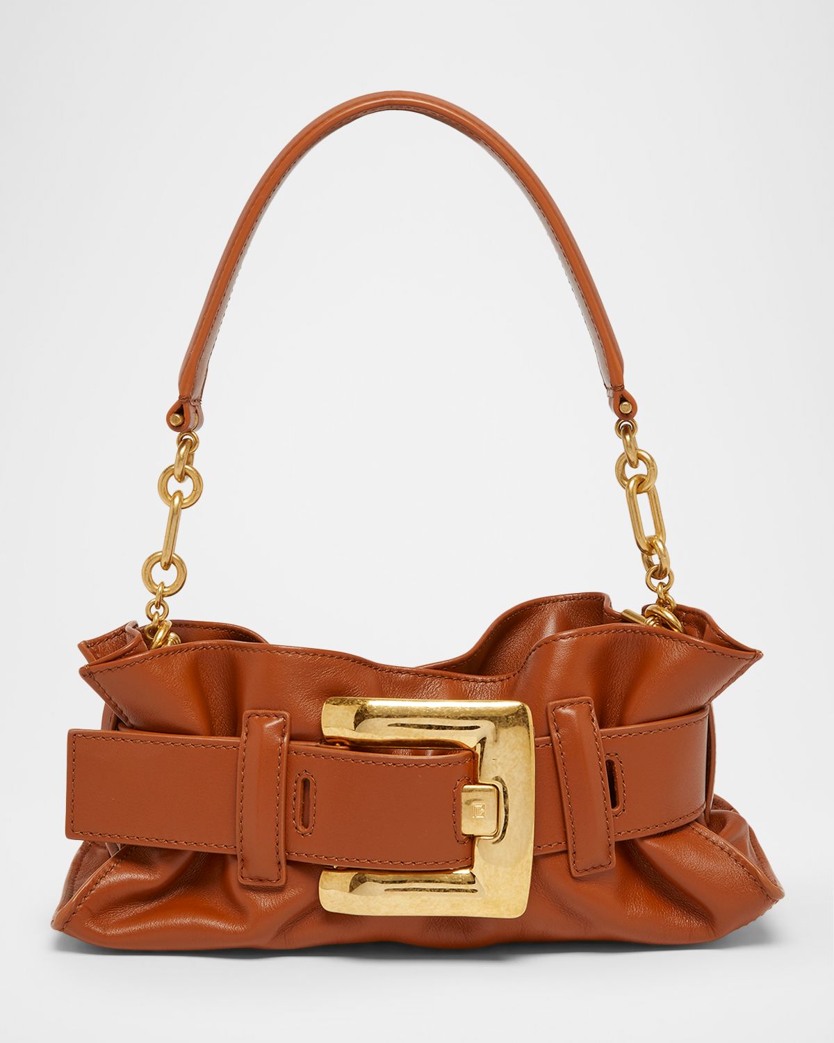 Balmain Mini Anthem Leather Shoulder Bag