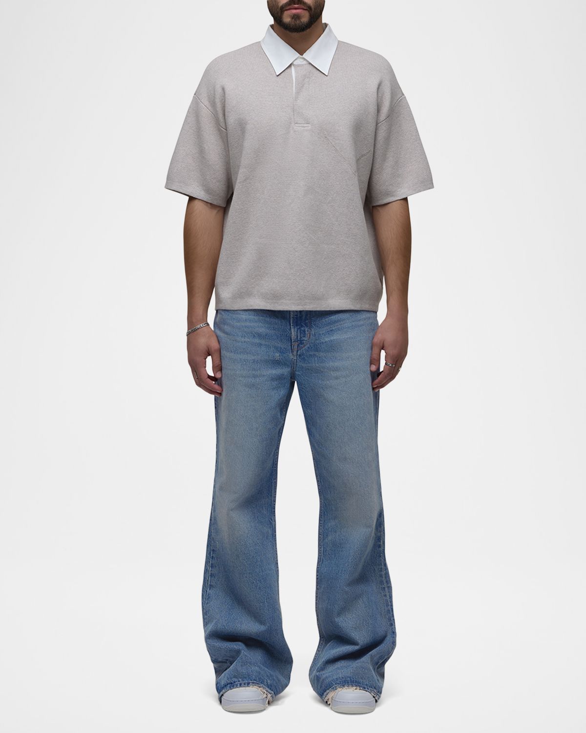 Hudson Men 's Hendrix Relaxed Fit Flare Jeans