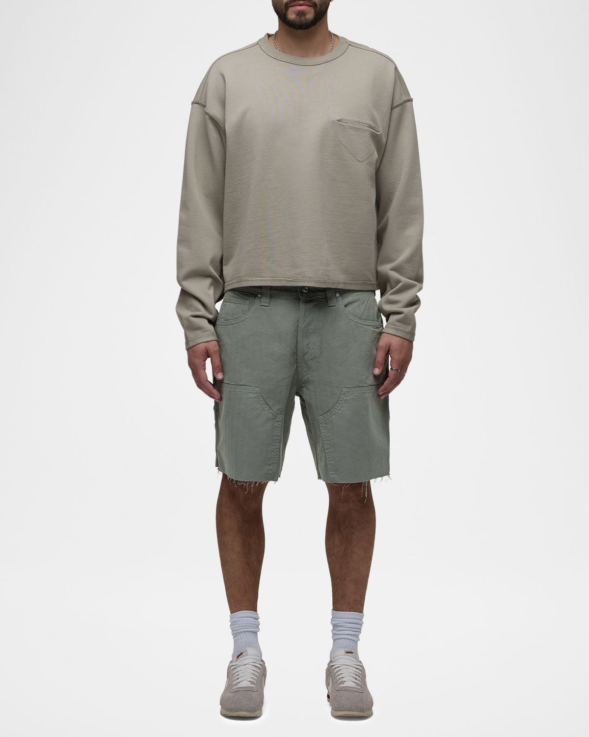 Hudson Men 's Cotton Herringbone Carpenter Shorts