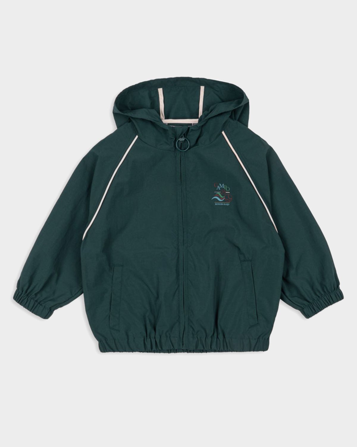 Konges Slojd Boy 's Acty Hooded Nylon Jacket, Size 2-8