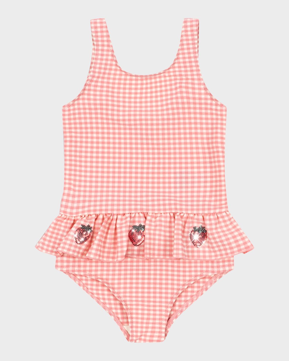 Konges Slojd Girl 's Etta Skirted Swimsuit, Size 6M-8