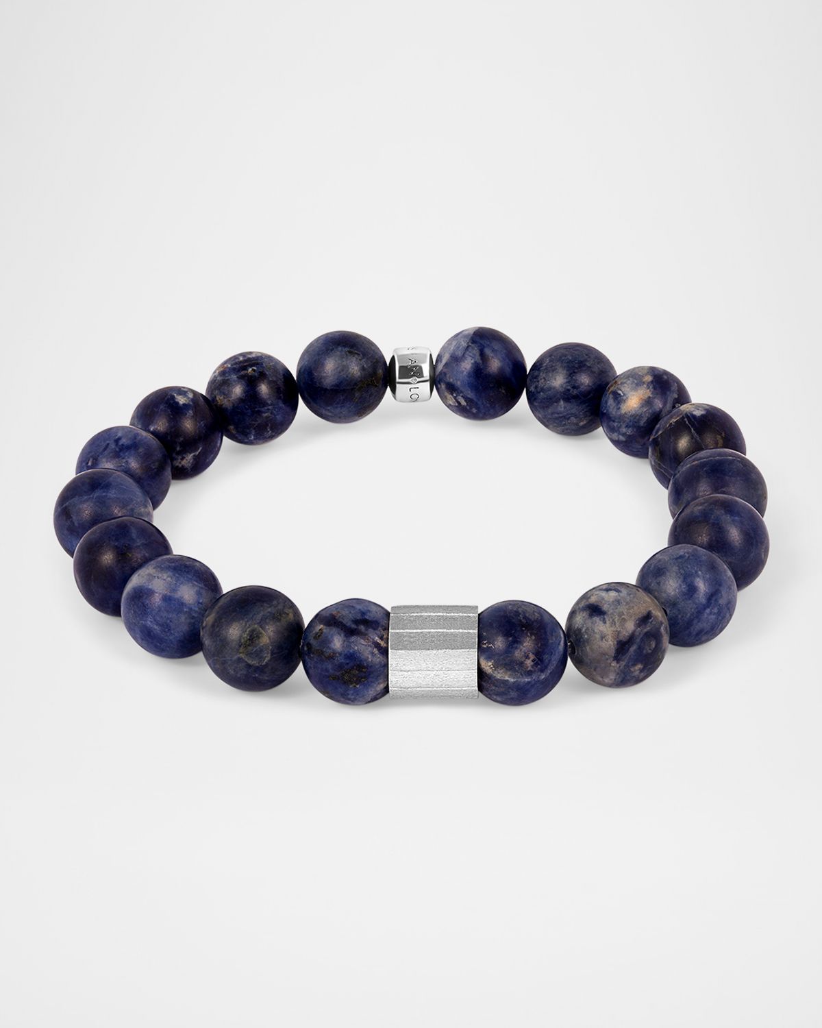 Tateossian Men 's Maxi Pop Semi-Precious Sodalite Beaded Bracelet