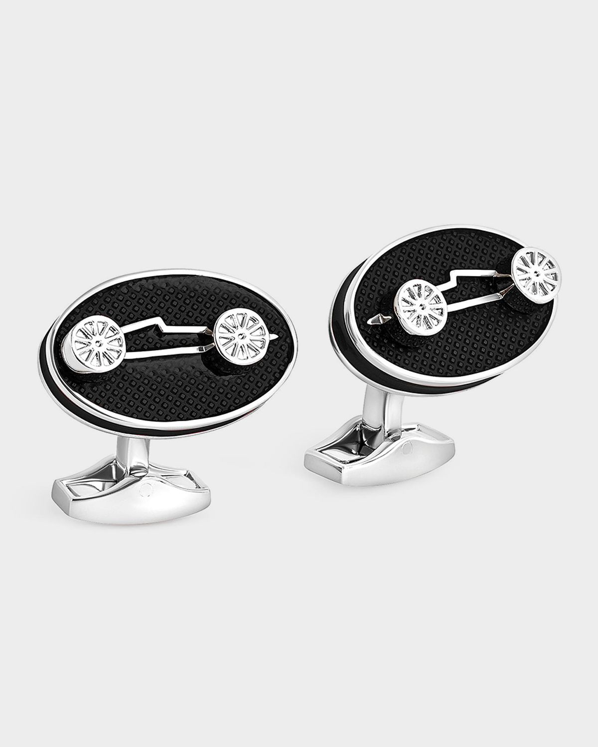 Tateossian Men 's Sports Ice Racing Car Cufflinks