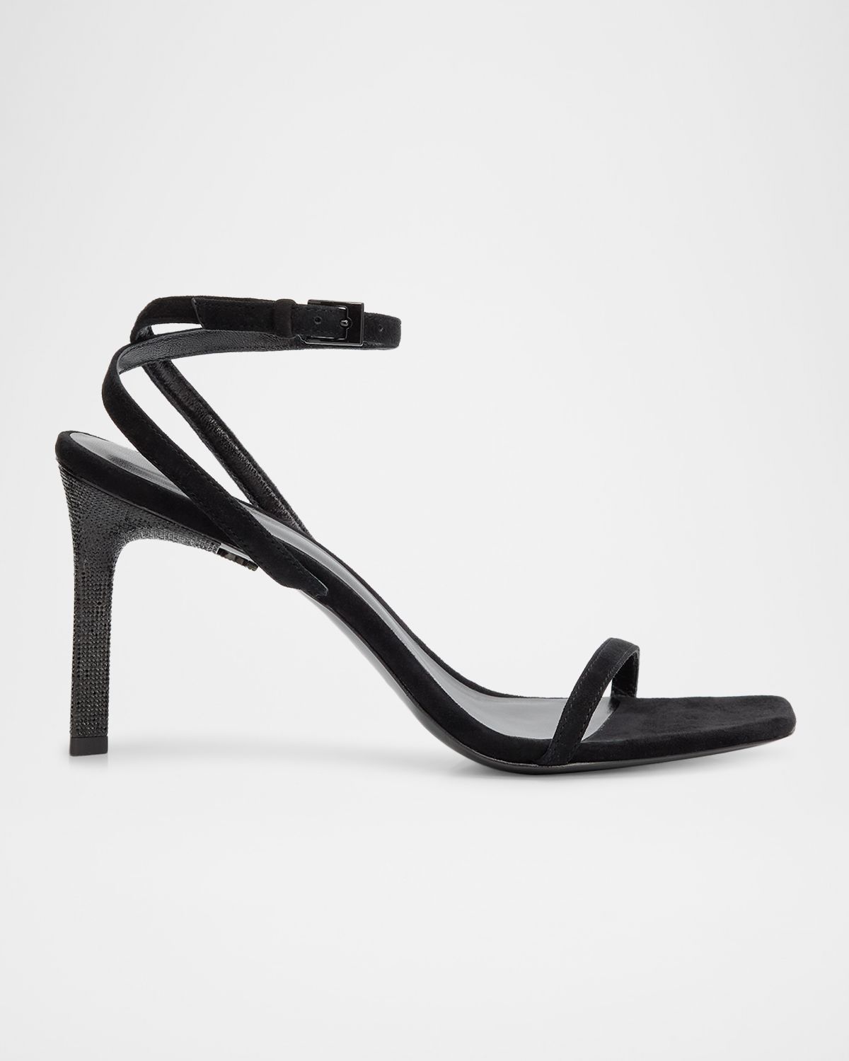 Tory Burch 85mm Suede Pave Sandals