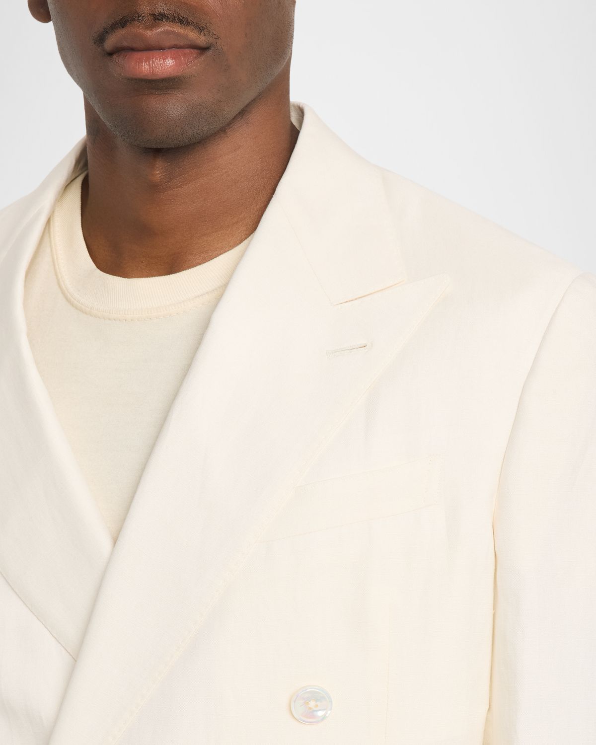 Ralph Lauren Purple Label Men 's Kent Linen Peak Lapel Double-Breasted Sport Coat | Thumbnail 5 Ralph Lauren Purple Label Men 's Kent Linen Peak Lapel Double-Breasted Sport Coat | Thumbnail 5