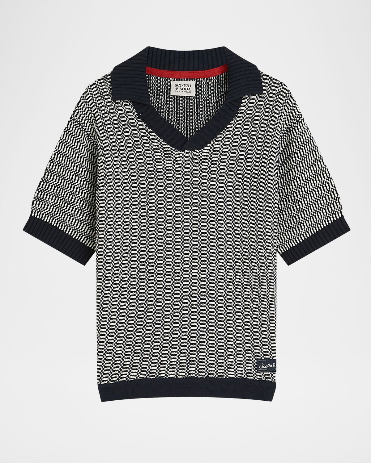 Scotch & Soda Boy 's Relaxed Knit Polo Shirt, Size 4-12