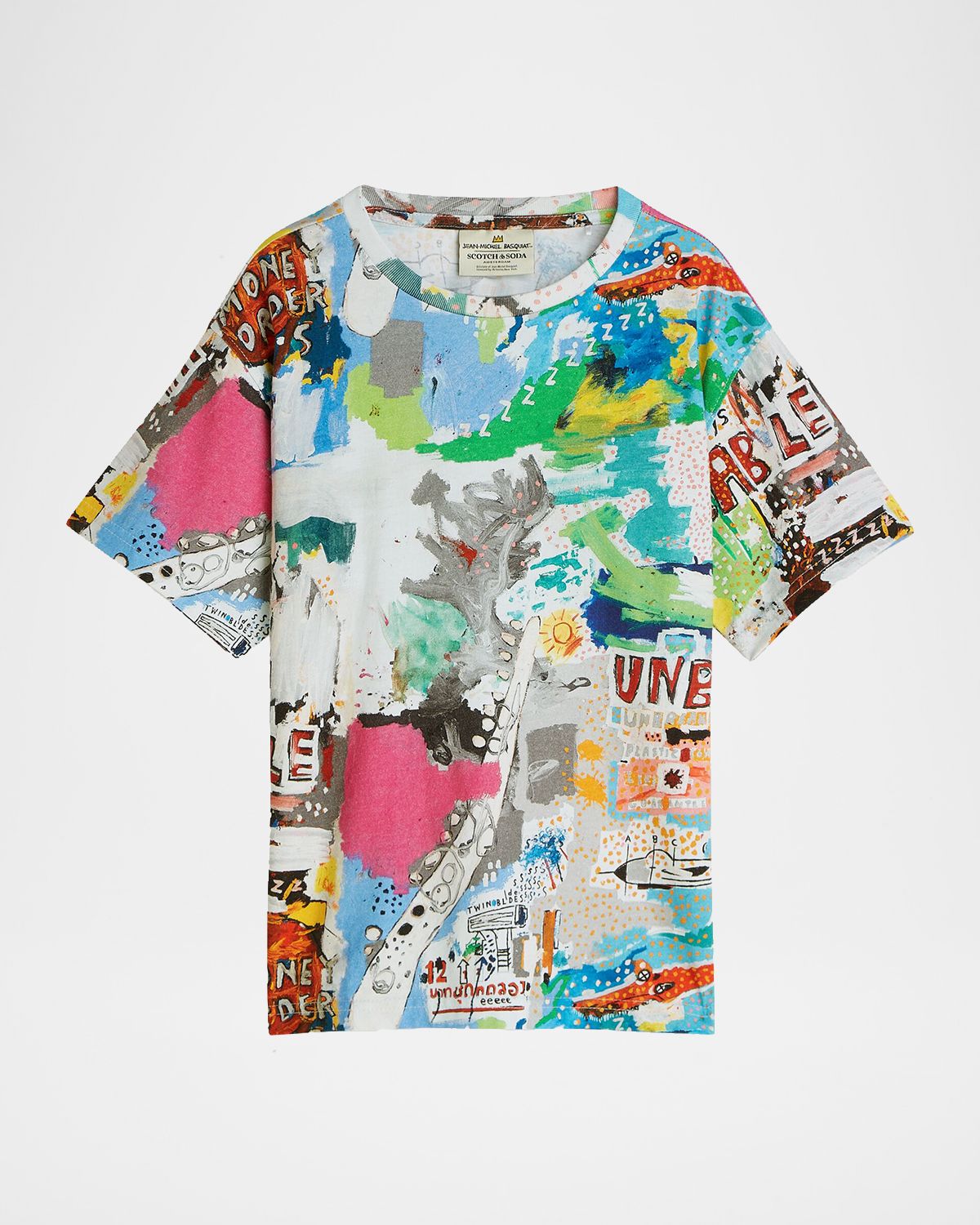 Scotch & Soda x Basquiat Boy 's Printed Short-Sleeve T-Shirt, Size 4-12