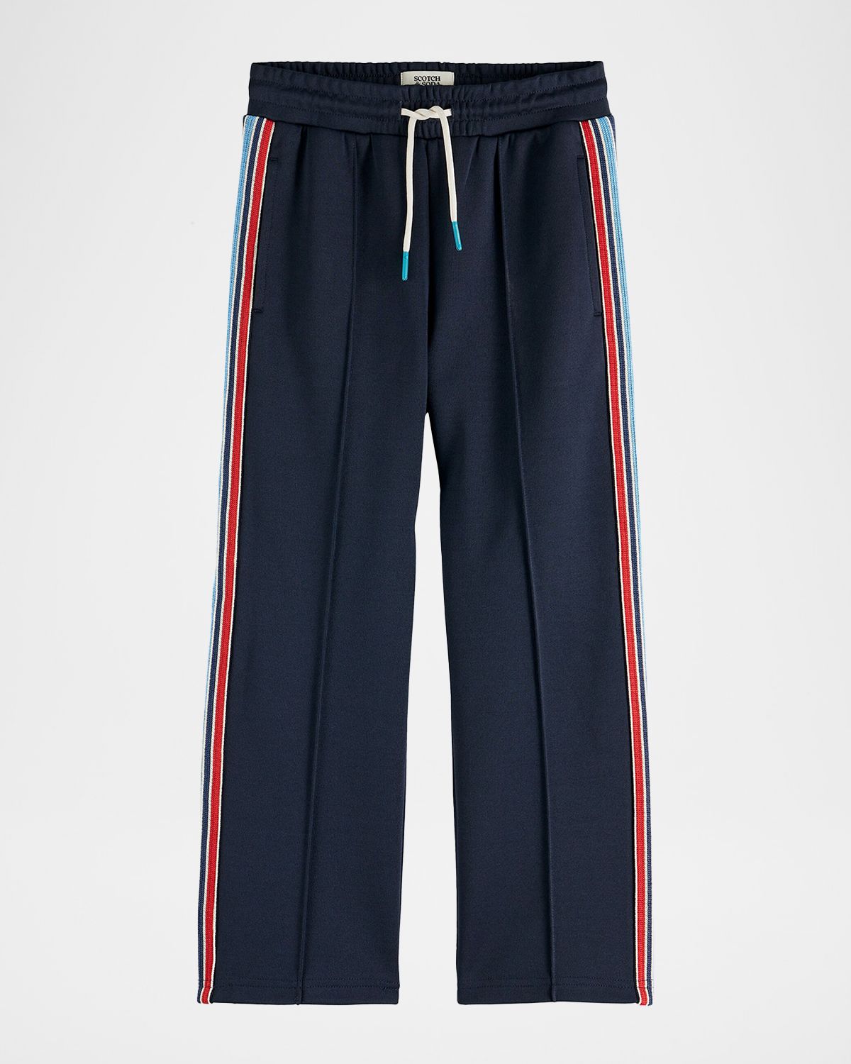 Scotch & Soda Boy 's Interlock Straight Track Pants, Size 4-12