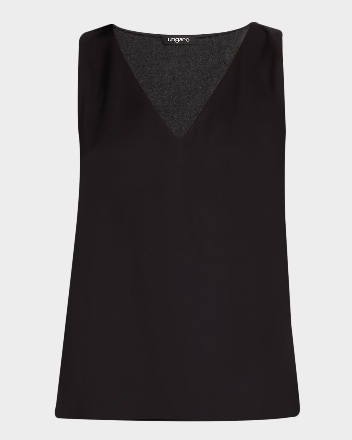 Ungaro Aliza Sleeveless Satin Blouse