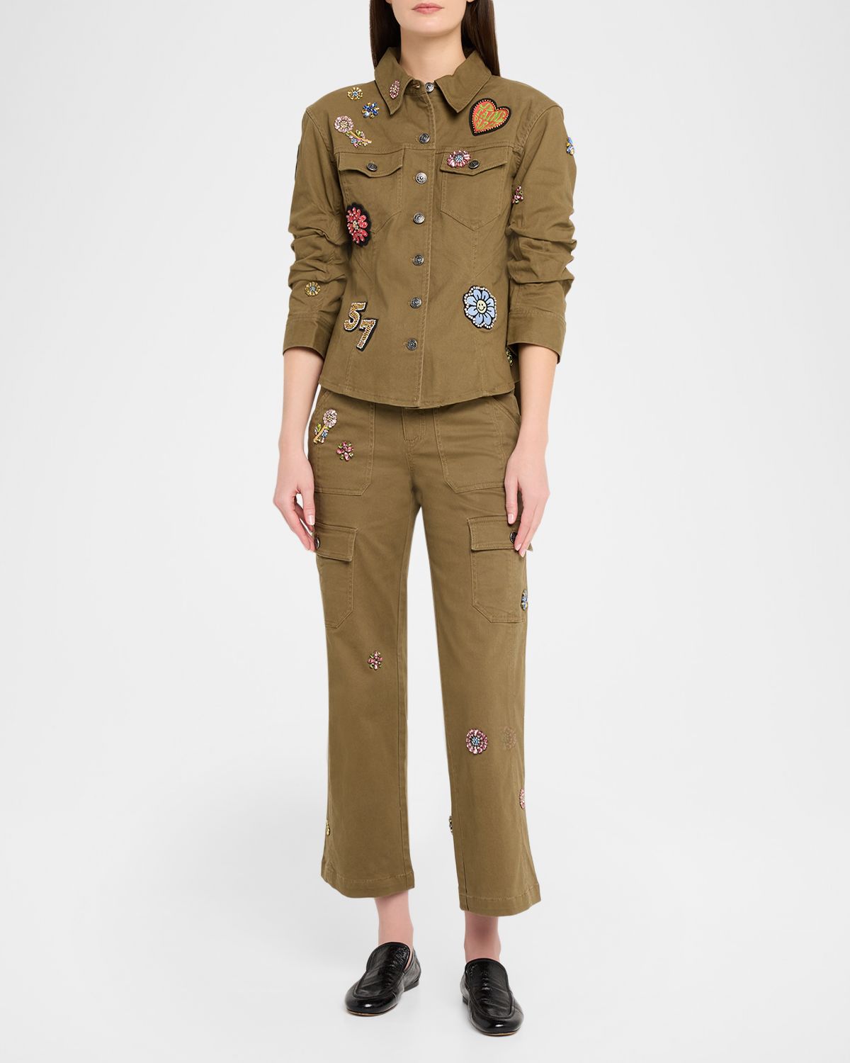 Cinq a Sept Canyon Retro Love Scrunched Jacket