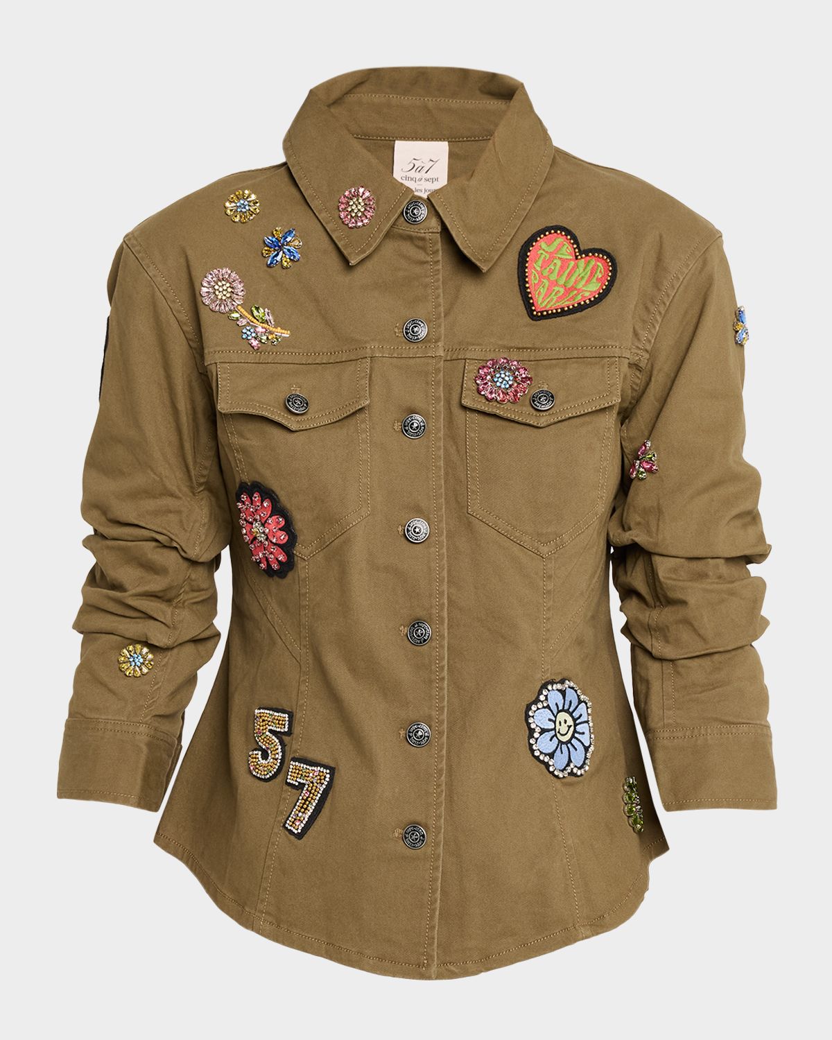 Cinq a Sept Canyon Retro Love Scrunched Jacket