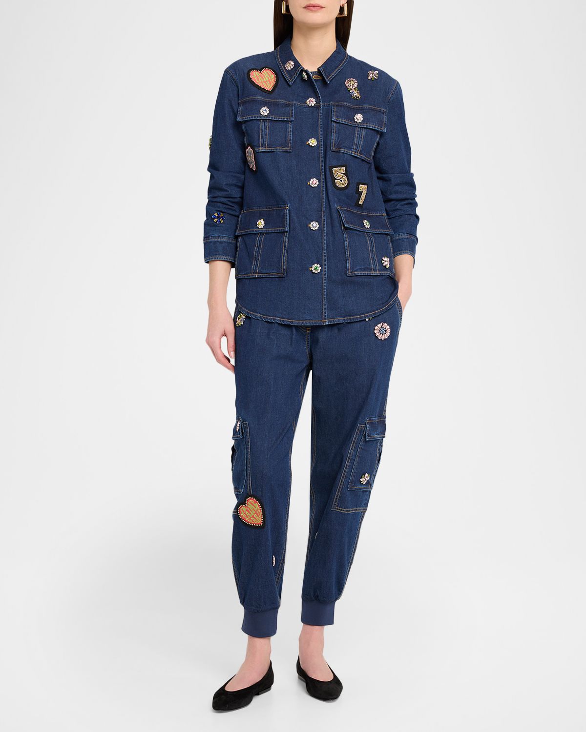 Cinq a Sept Giles Retro Love Jogger Jeans