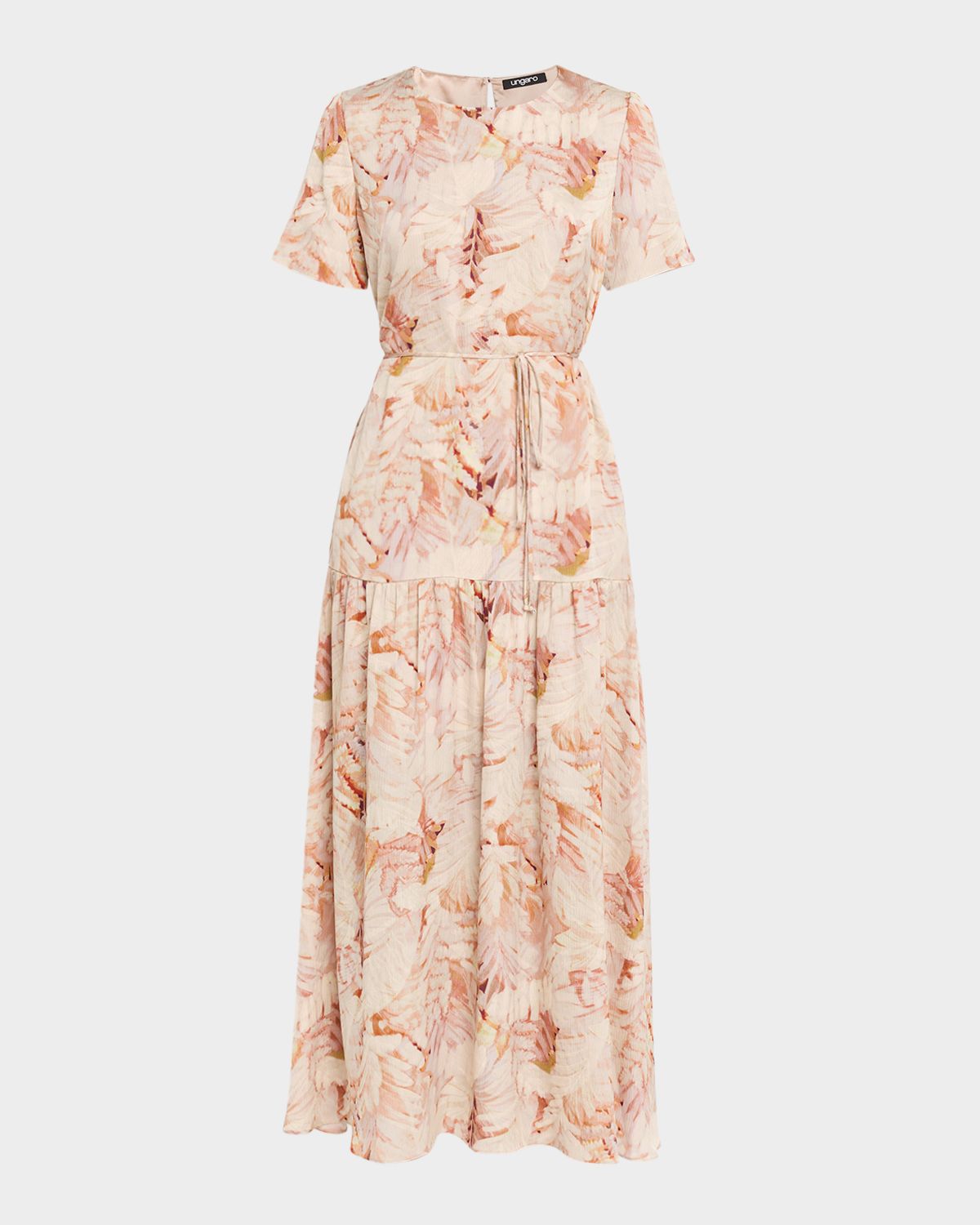 Ungaro Billie Floral-Print Hammered Satin Maxi Dress | Thumbnail 6 Ungaro Billie Floral-Print Hammered Satin Maxi Dress | Thumbnail 6