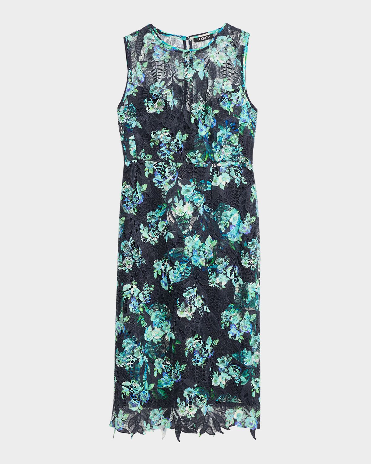 Ungaro Palmer Floral-Print Lace Midi Sheath Dress | Thumbnail 6 Ungaro Palmer Floral-Print Lace Midi Sheath Dress | Thumbnail 6