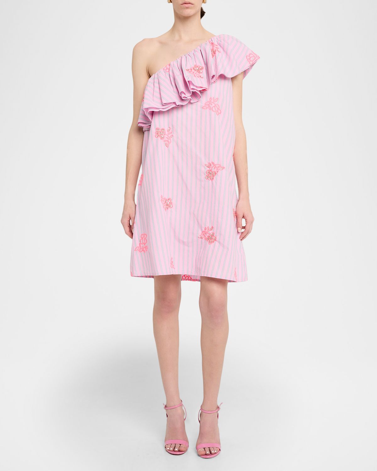 Essentiel Antwerp Jusjus Embellished Asymmetric Dress