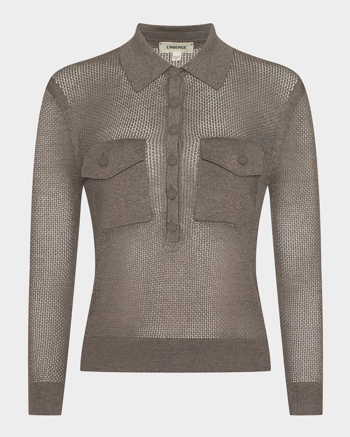 L 'Agence Carine Cashmere-Blend Sweater