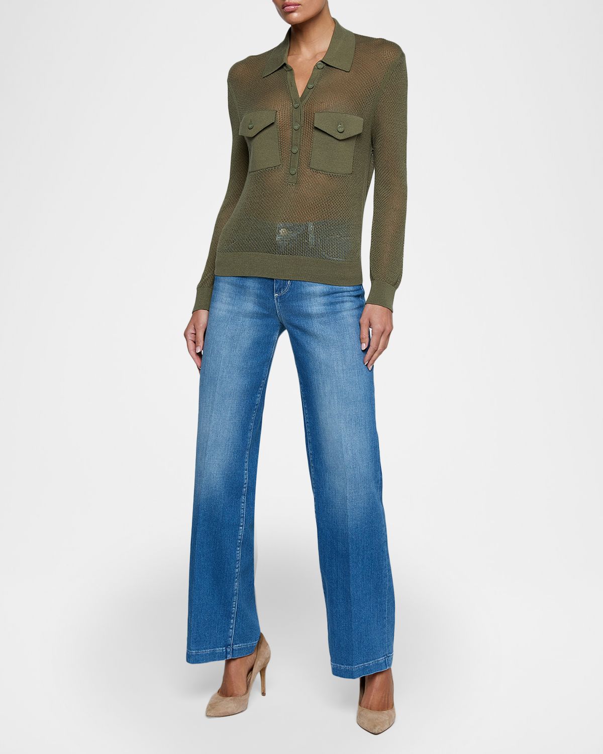 L 'Agence Carine Cashmere-Blend Sweater | Thumbnail 2