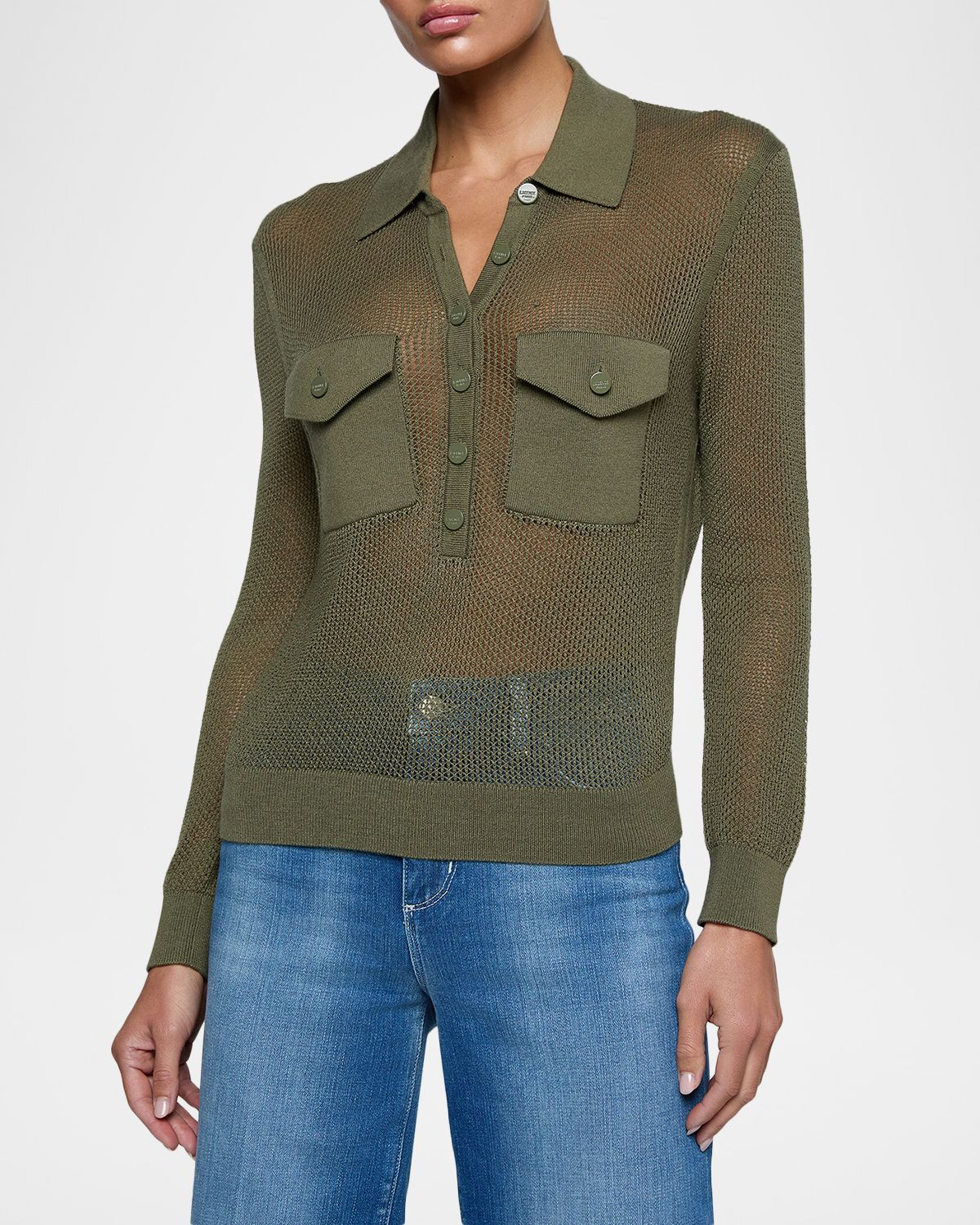 L 'Agence Carine Cashmere-Blend Sweater | Thumbnail 4
