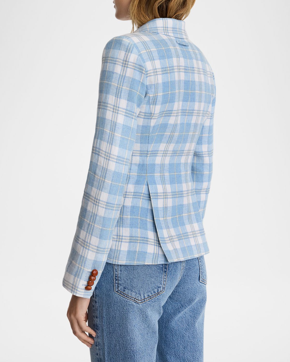 Smythe Plaid Single-Breasted Blazer | Thumbnail 2 Smythe Plaid Single-Breasted Blazer | Thumbnail 2