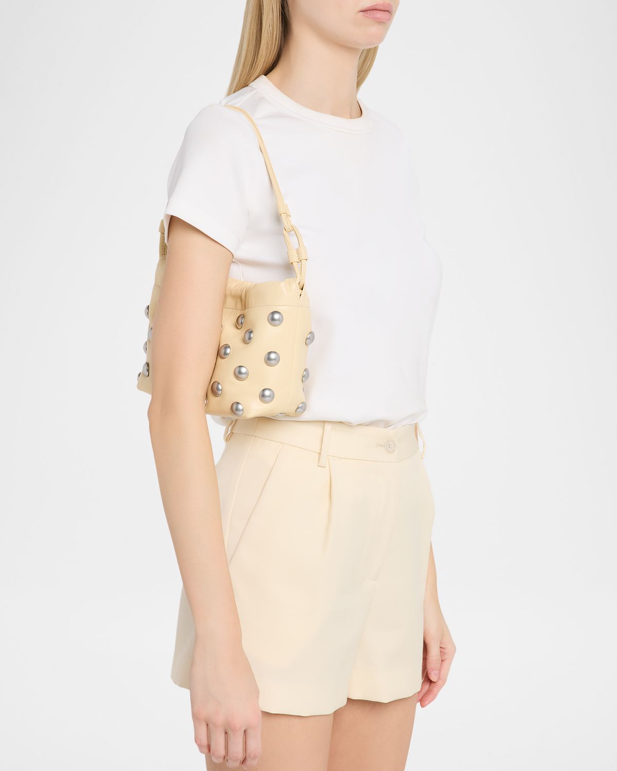 A.L.C. Arden Studded Vegan Leather Shoulder Bag