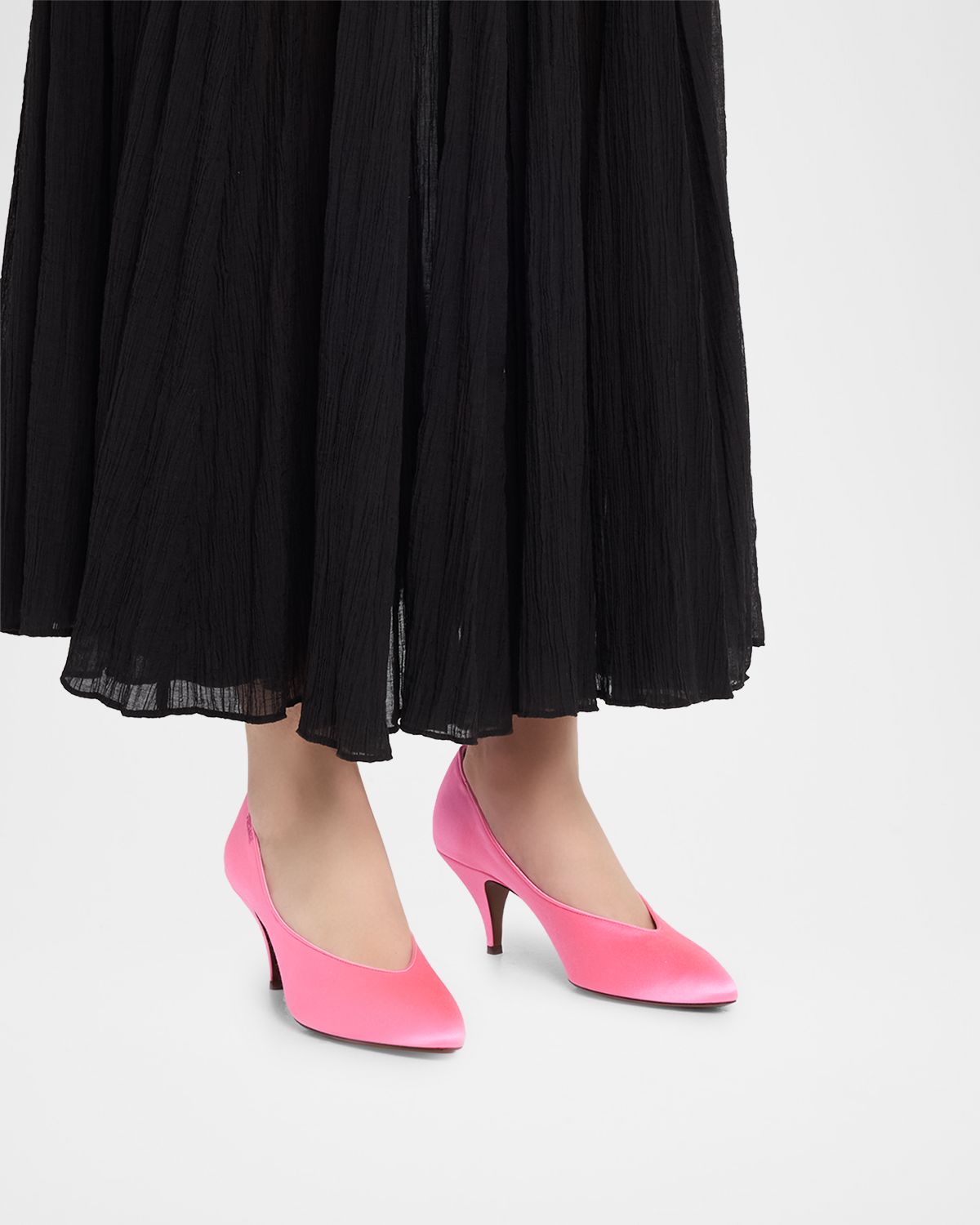 Versace 65mm Medusa Satin Pumps | Thumbnail 6 Versace 65mm Medusa Satin Pumps | Thumbnail 6