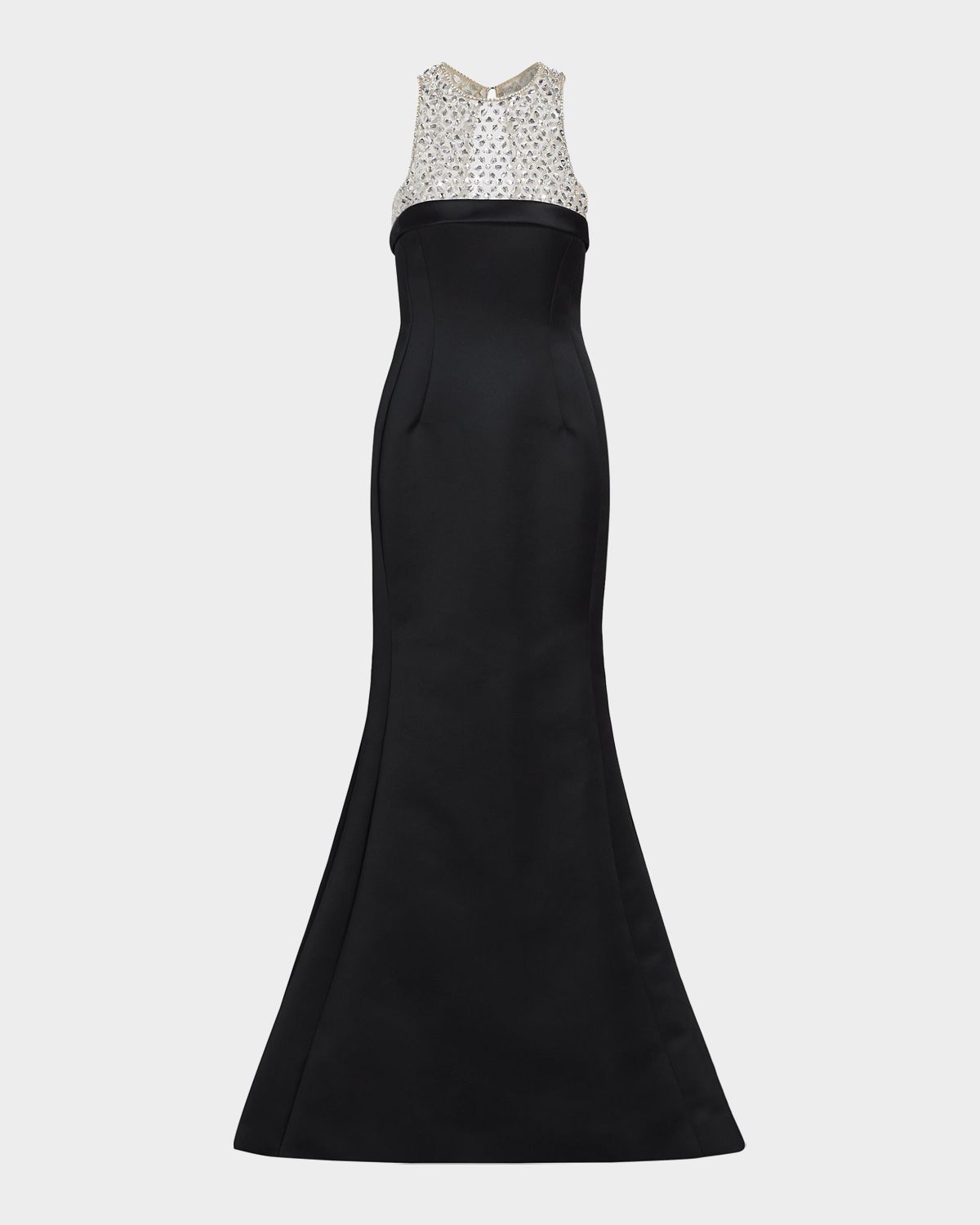 Atelier Prabal Gurung Hunter Crystal And Satin Halter Trumpet Gown | Thumbnail 6 Atelier Prabal Gurung Hunter Crystal And Satin Halter Trumpet Gown | Thumbnail 6