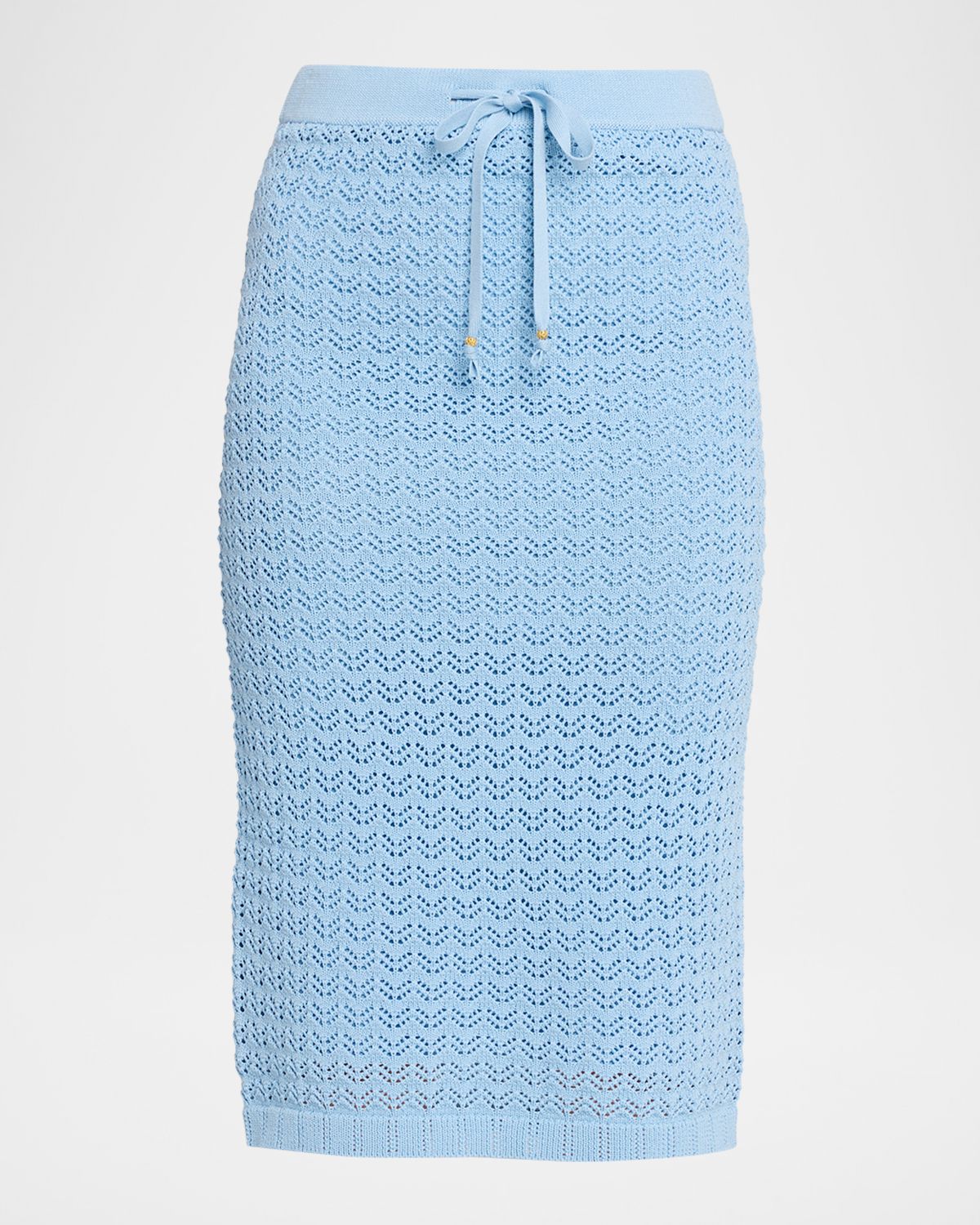 L 'Agence Lacen Pointelle-Knit Skirt