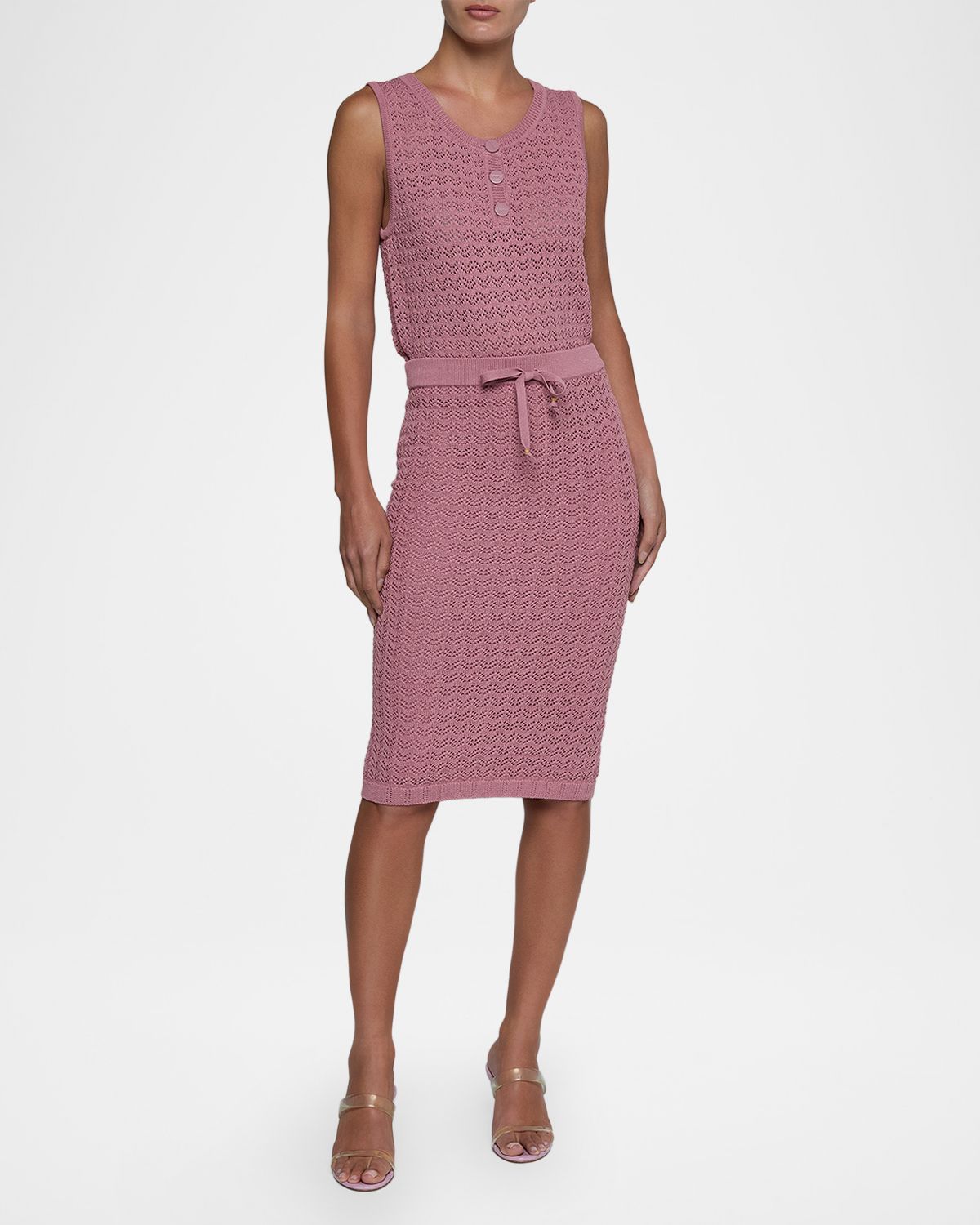 L 'Agence Lacen Pointelle-Knit Skirt | Thumbnail 5