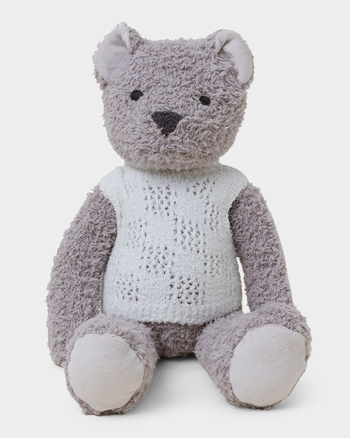 Barefoot Dreams Kids CozyChic Bear Buddie Stuffed Animal, 11"L