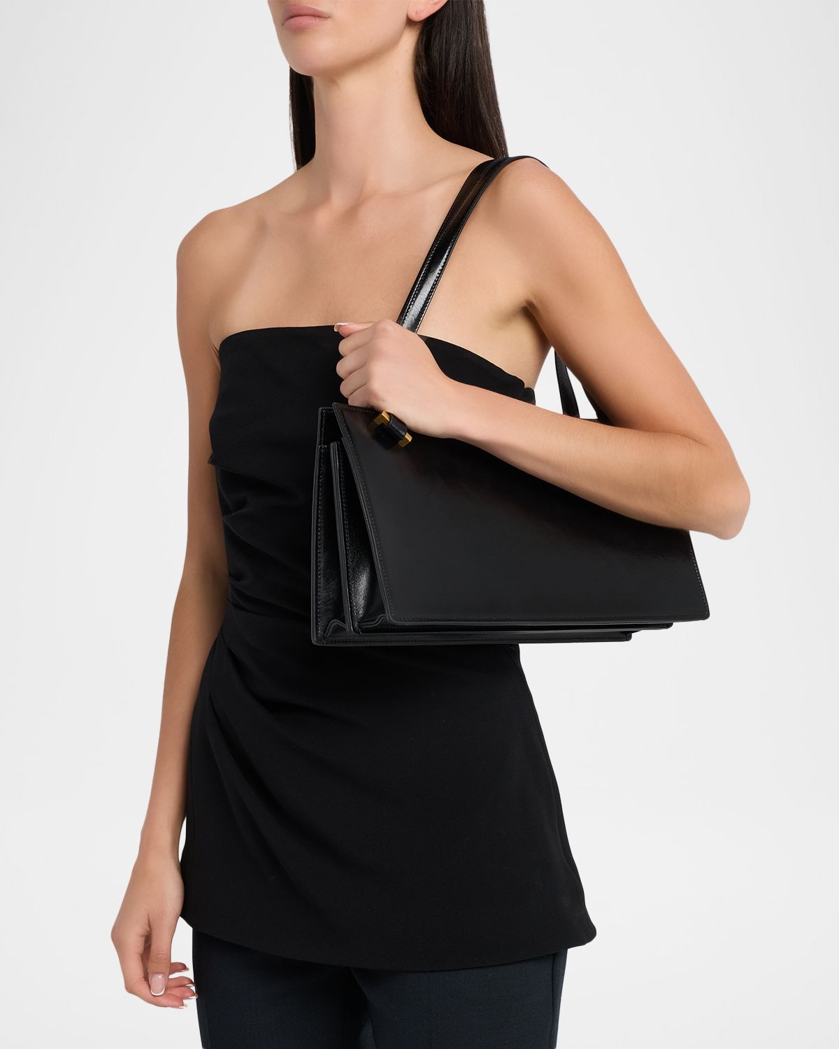 Versace Severine Medium Leather Tote Bag