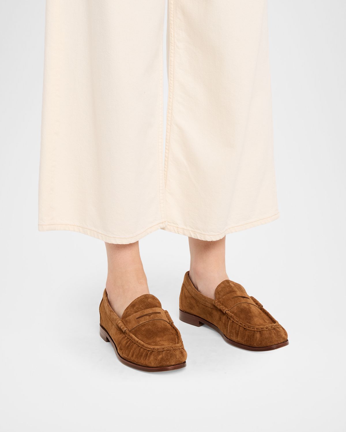 Rag & Bone Lexi Suede Penny Loafers