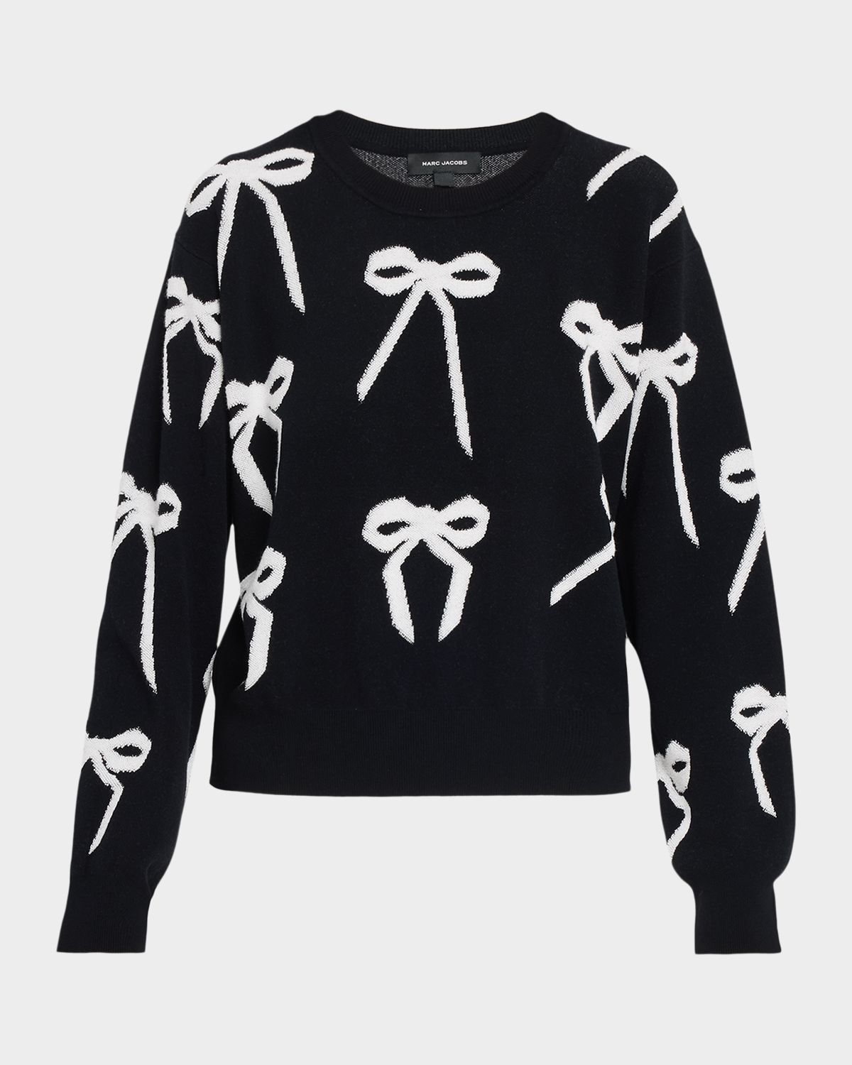 Marc Jacobs Bow Jacquard Crewneck Sweater | Thumbnail 7