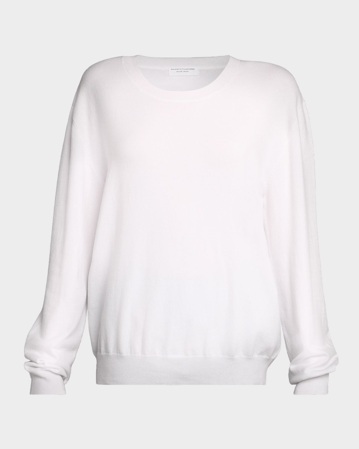 Majestic Filatures Crewneck Organic Cotton Pullover