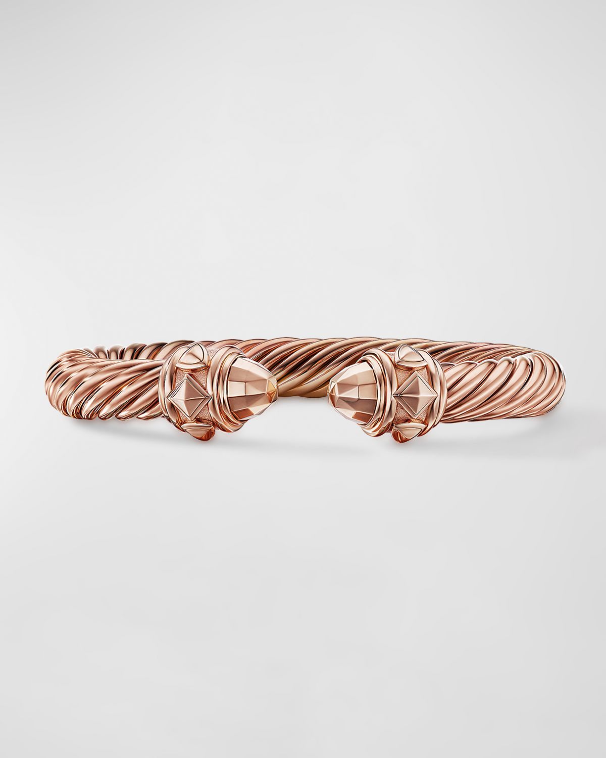 David Yurman Renaissance Cable Bracelet in 18K Rose Gold, 9mm