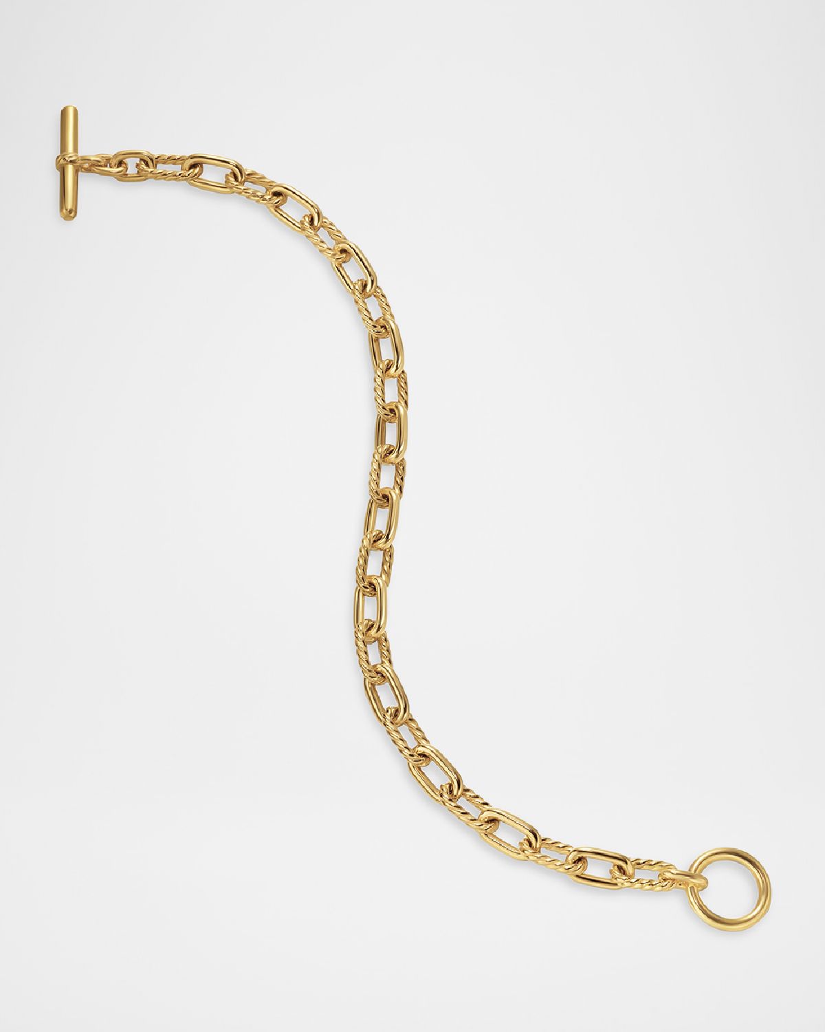 David Yurman Madison Bracelet with Toggle in 18K Gold