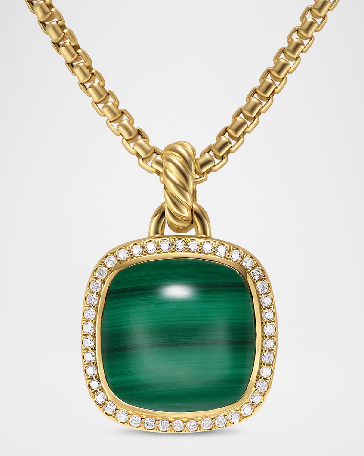 David Yurman Albion Enhancer with Gemstones and Diamonds in 18K Gold