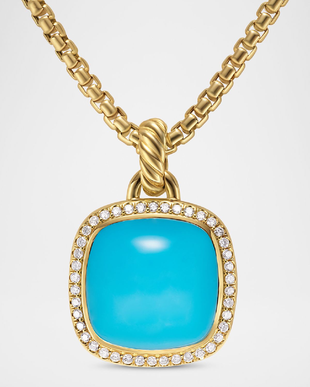 David Yurman Albion Enhancer with Gemstones and Diamonds in 18K Gold