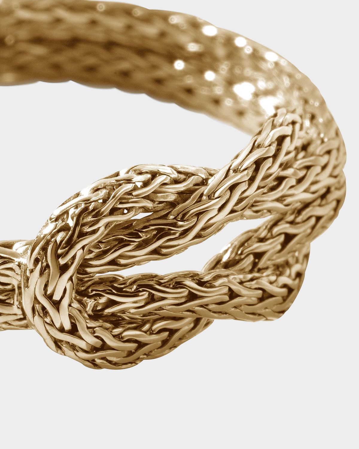 John Hardy Men 's Love Knot Ring in 14K Yellow Gold, 4.5mm