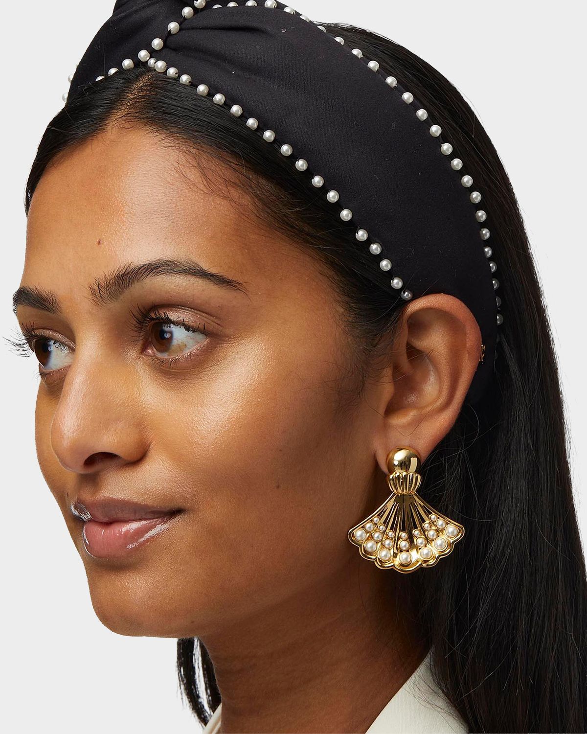 Lele Sadoughi Marlene Pearly Embellished Headband | Thumbnail 2 Lele Sadoughi Marlene Pearly Embellished Headband | Thumbnail 2