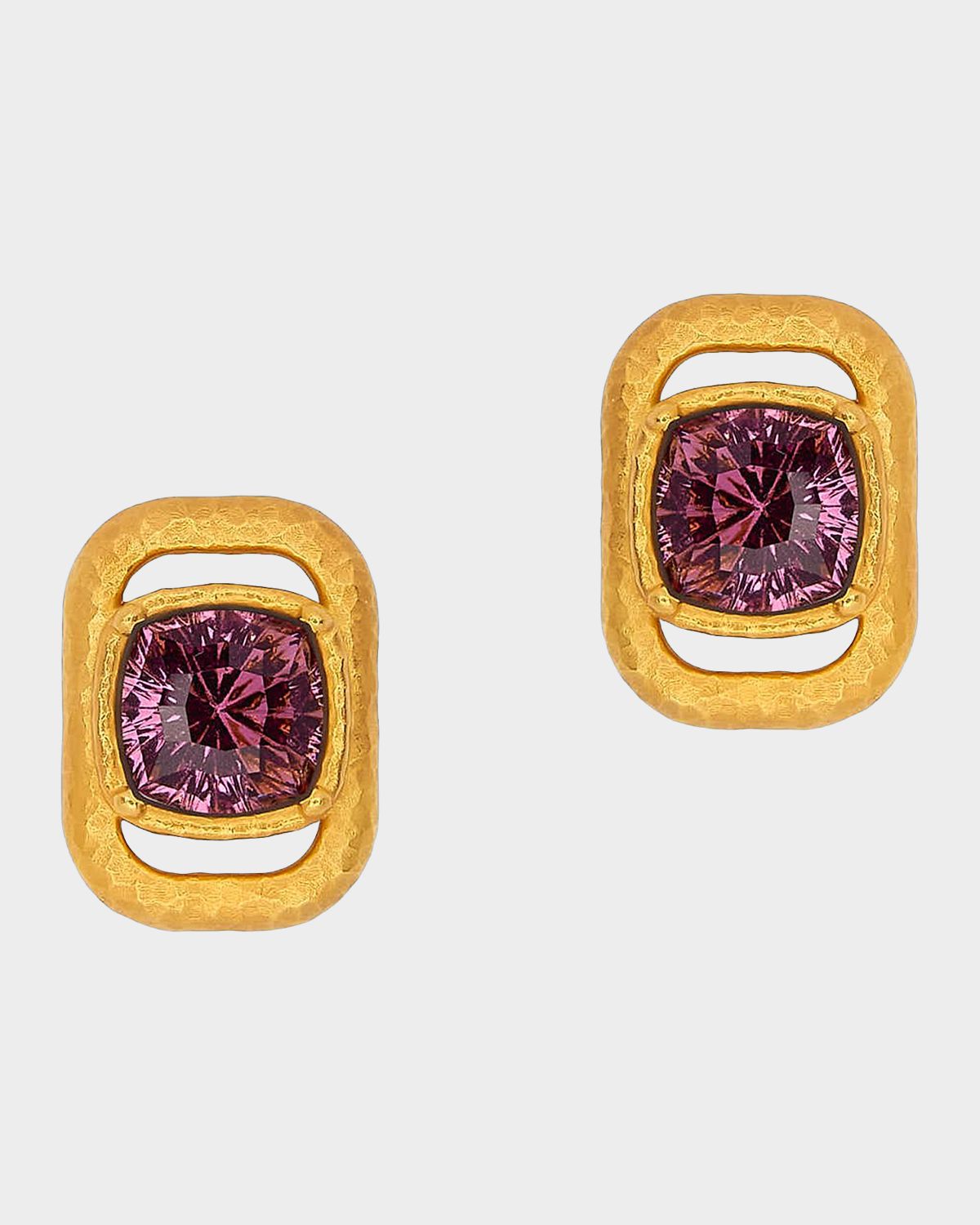 Oscar de la Renta 24K-Gold-Plated Brass & Glass Crystal Stud Earrings